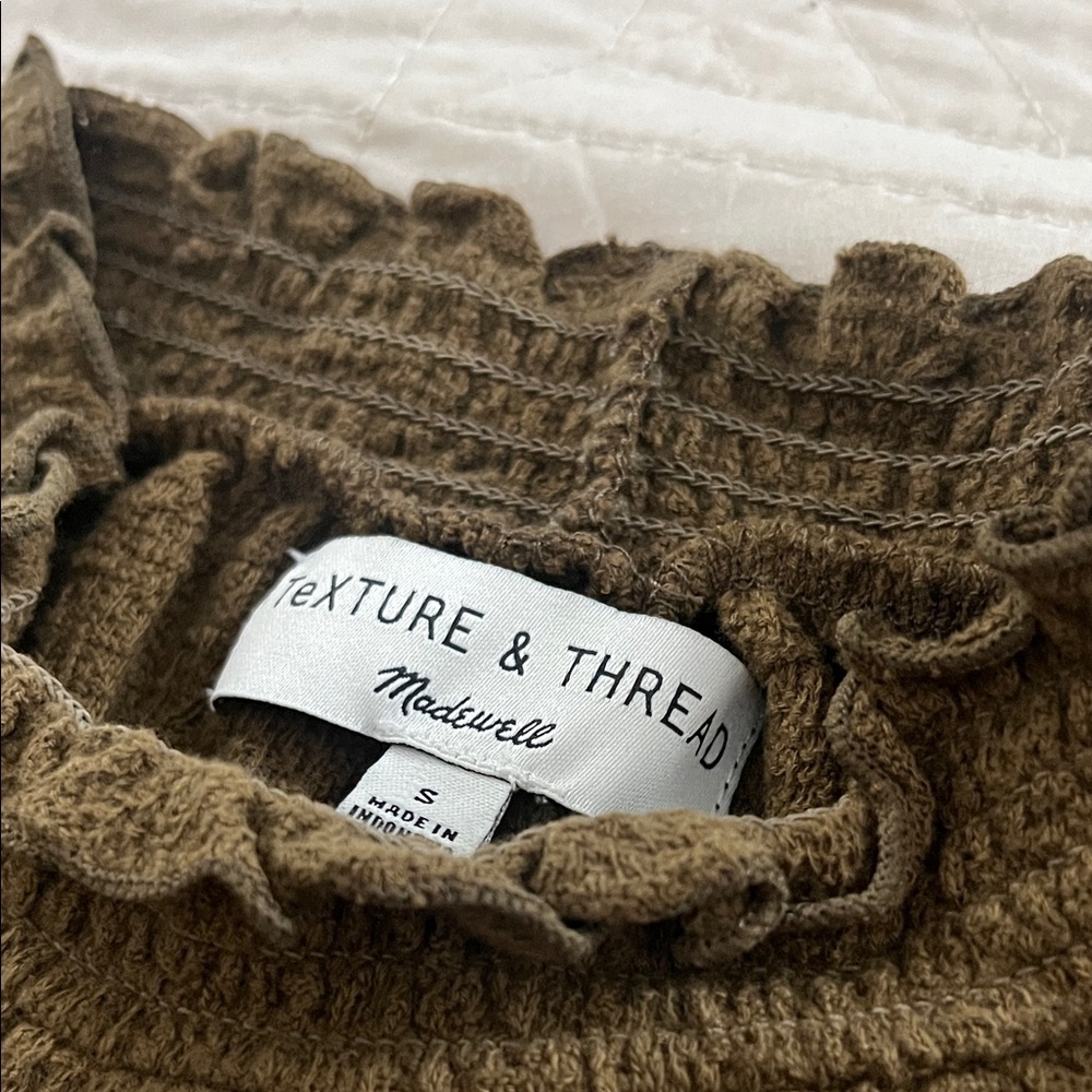 Madewell Texture & Thread Ruffled Mockneck Top - Picture 6 of 7